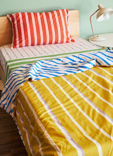 Kit Cama Completo Solteiro - Listrado Solar